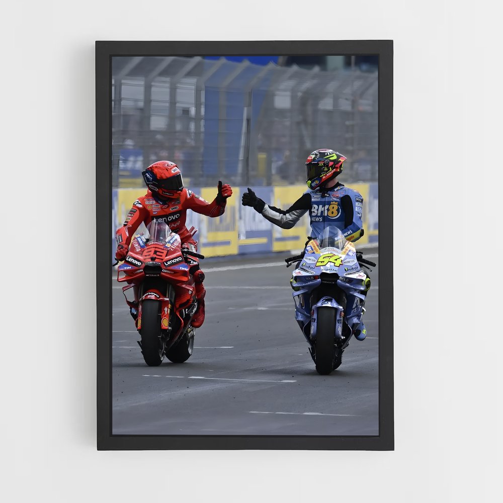 Poster énergique RS-GP MotoGP – affiche Aprilia (vue 2)